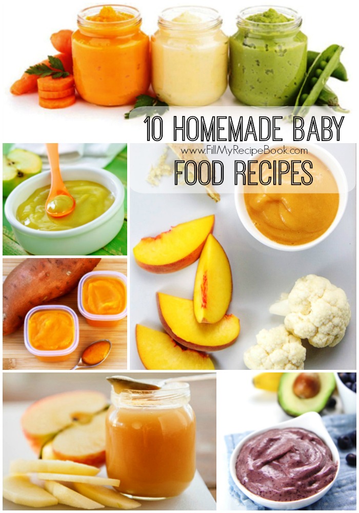 10 Homemade Baby Food Recipes Fill My Recipe Book