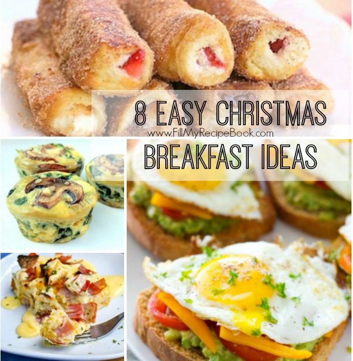 8 Easy Christmas Breakfast Ideas - Fill My Recipe Book