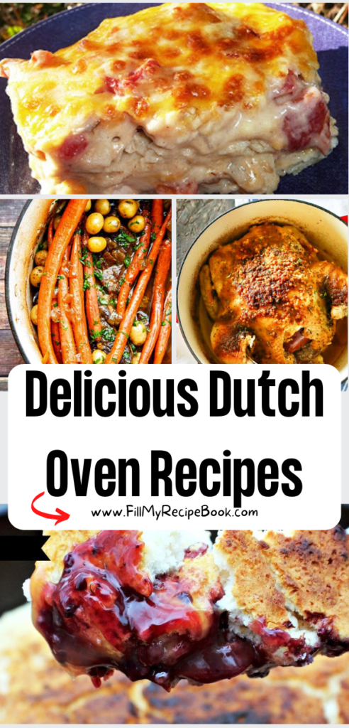 Delicious Dutch Oven Recipes. Explore these easy and healthy recipes perfect for dessert, a campfire cobbler, or breakfast and oven meals.