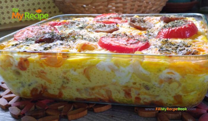 Bake this Boerewors Mac n Cheese Casserole for a meal. A South African recipe that includes left over boerewors with tomato and garlic.