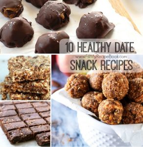 10 Healthy Date Snack Recipes - Fill My Recipe Book