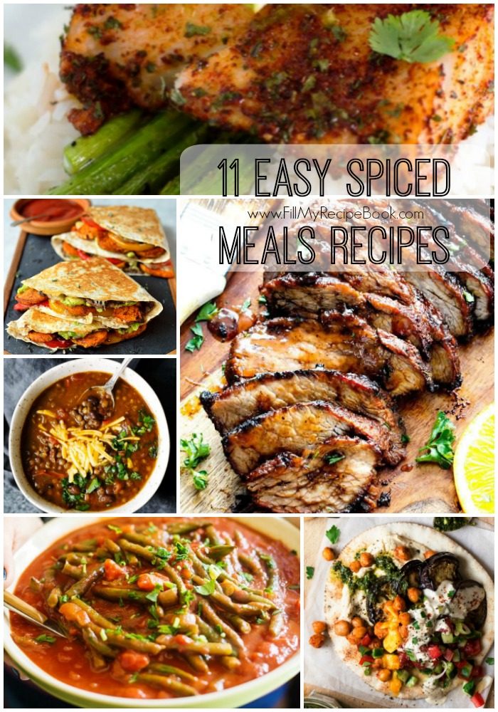 11 Easy Spiced Meals Recipes - Fill My Recipe Book