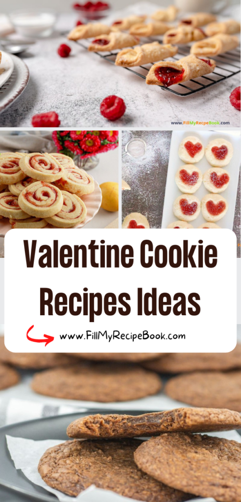 Discover some of the best homemade Valentine Cookie Recipes Ideas. Easy to decorated with icing or to cut into heart shapes biscuits to share.