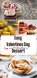 Easy Valentines Day Dessert Recipes. Special Homemade ideas for tarts, puddings and snacks to serve for tea time or after a dinner dessert.