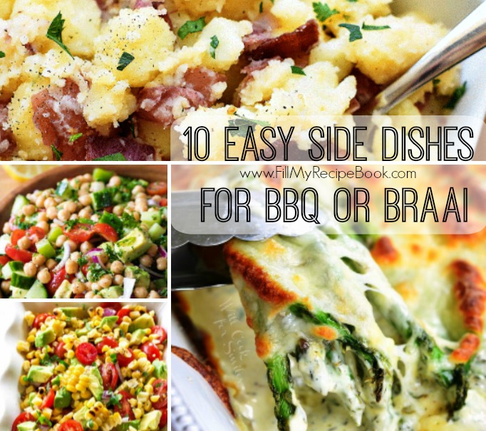 10 Easy Side Dishes for BBQ or Braai - Fill My Recipe Book