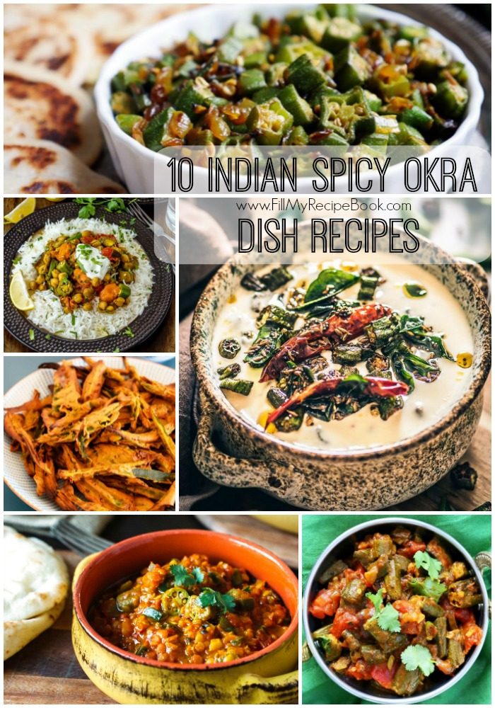 10 Indian Spicy Okra Dish Recipes - Fill My Recipe Book