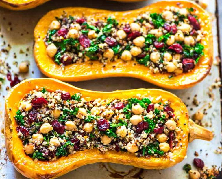 10 Roasted Stuffed Butternut Recipes - Fill My Recipe Book