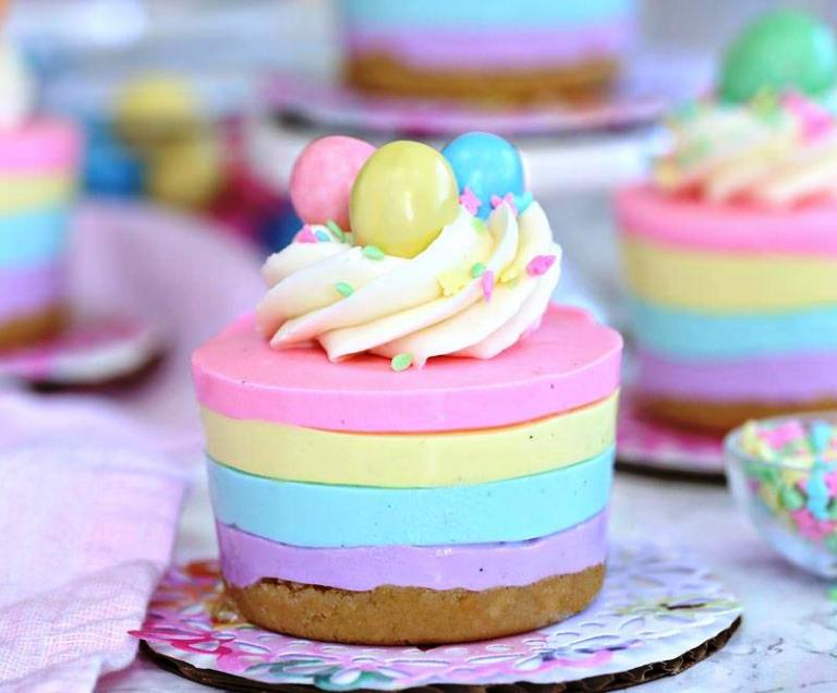 Easter No Bake Mini Cheesecakes Fill My Recipe Book