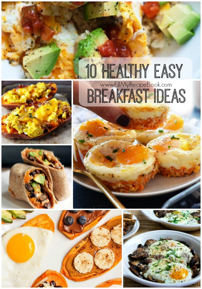 10 Healthy Easy Breakfast Ideas. FB 