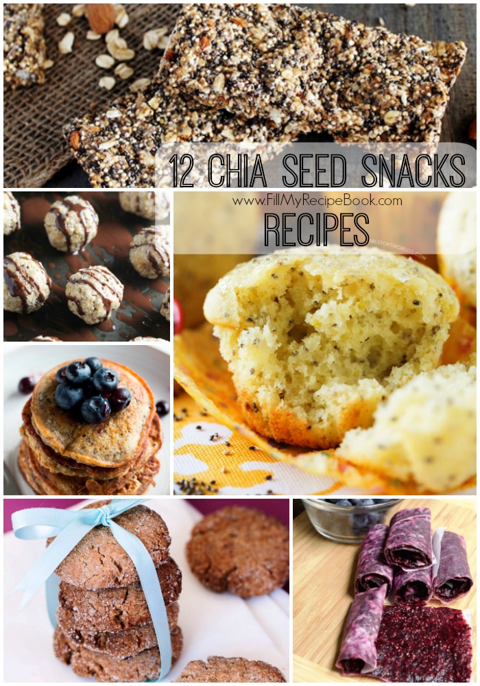 12 Chia Seed Snacks Recipes - Fill My Recipe Book