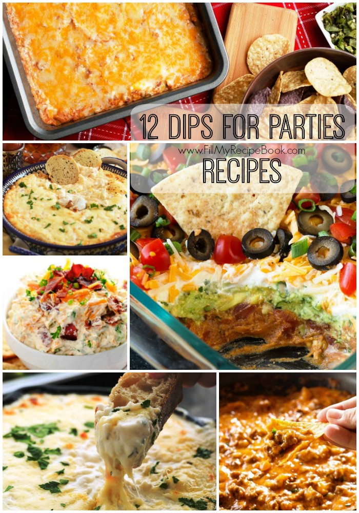 12 Dips for Parties Recipes - Fill My Recipe Book