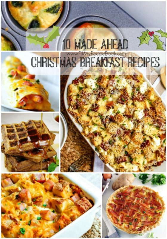 10 Made Ahead Christmas Breakfast Recipes - Fill My Recipe Book