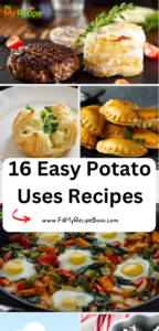 16 Easy Potato Uses Recipes ideas to create. Homemade fillings for side dishes, snacks or casseroles. These include potato in a recipe.