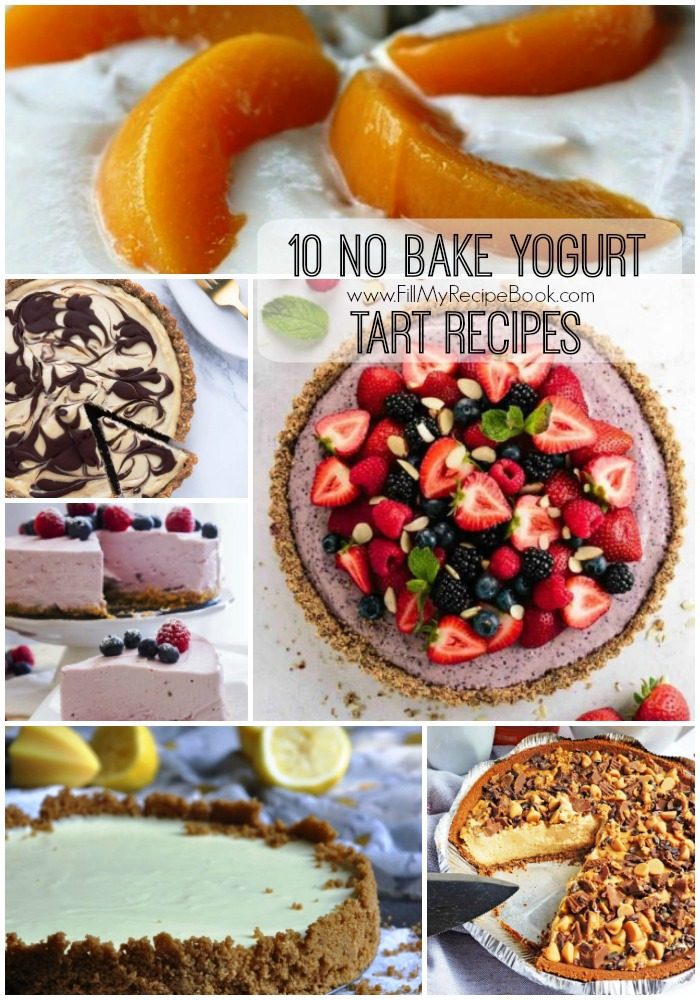 10 No Bake Yogurt Tart Recipes - Fill My Recipe Book
