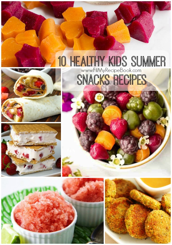 10 Healthy Kids Summer Snacks Recipes - Fill My Recipe Book