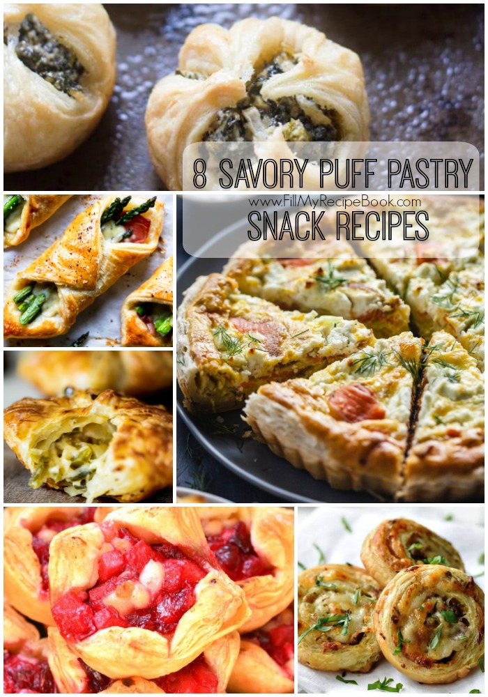 8 Savory Puff Pastry Snack Recipes - Fill My Recipe Book