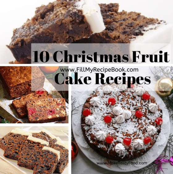 10 Amazing Fruit Cake Recipes - Fill My Recipe Book