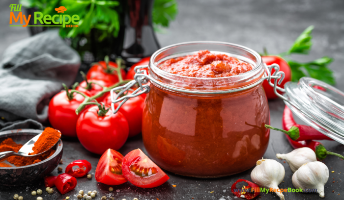 Simple Marinara tomato sauce recipe. A tangy sauce that is simple to make yet tasty made with some garlic and herbs and spices, bottle it.