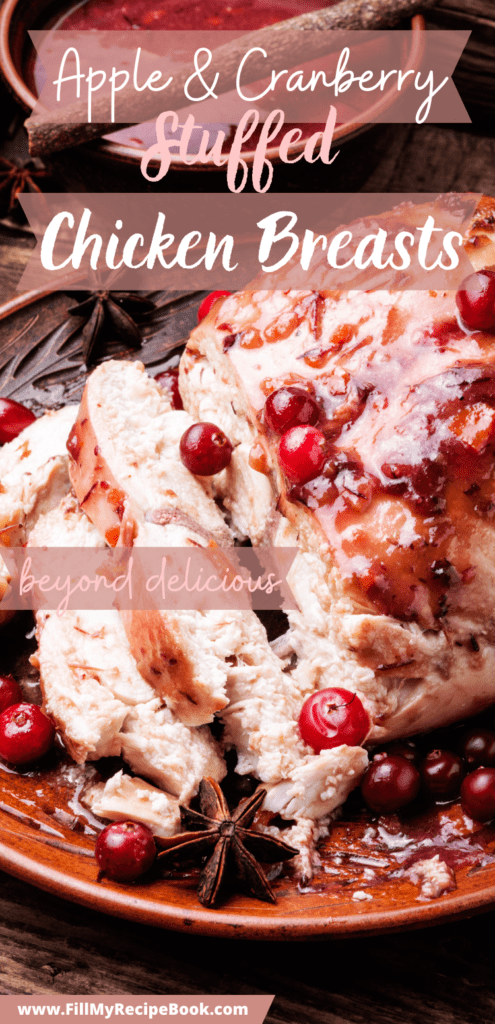 Apple And Cranberry Stuffed Chicken Breast Fill My Recipe Book 6781