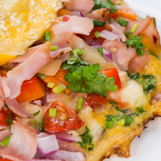 Cheese And Bacon Omelet Recipe - Fill My Recipe Book