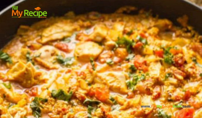 Vetkoek Curry Chicken Filling recipe. A simple South African favorite, and easy curry shredded chicken with curry spices for a meal.