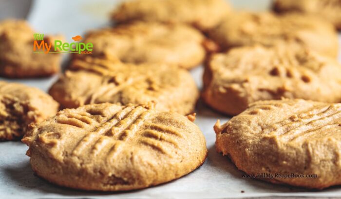 Make these Easy Peanut Butter Cookies recipe in bulk as they will be eaten fast. They are flourless biscuits with just four ingredients.