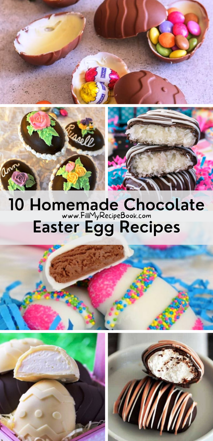 10 Homemade Chocolate Easter Egg Recipes - Fill My Recipe Book