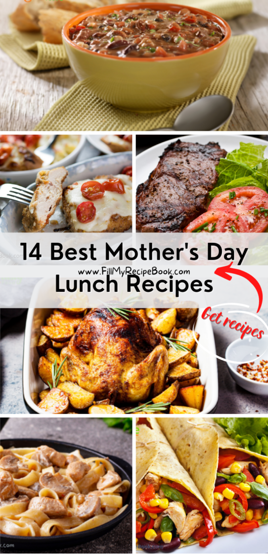14 Best Mother's Day Lunch Recipes - Fill My Recipe Book