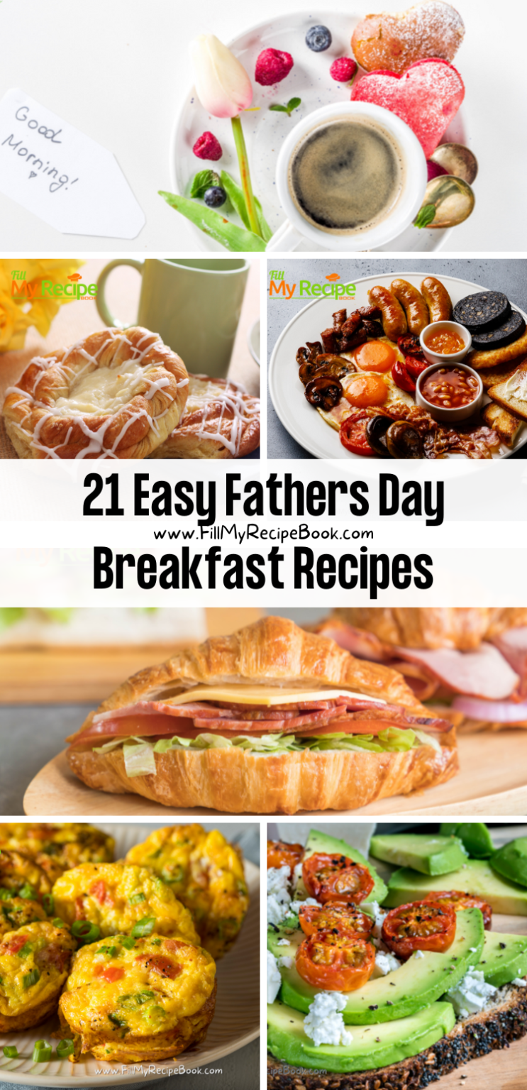 21 Easy Fathers Day Breakfast Recipes - Fill My Recipe Book