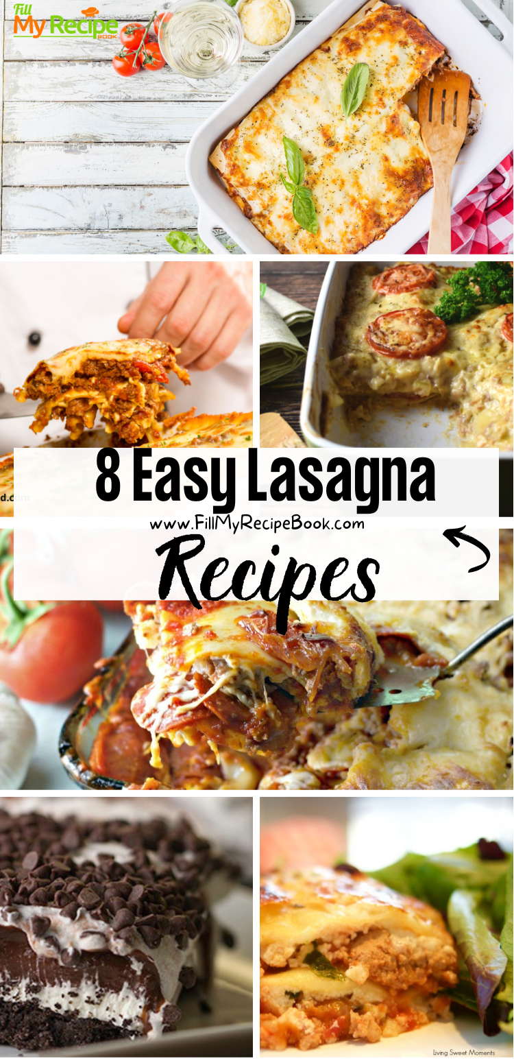 8-Easy-Lasagna-Recipes - Fill My Recipe Book