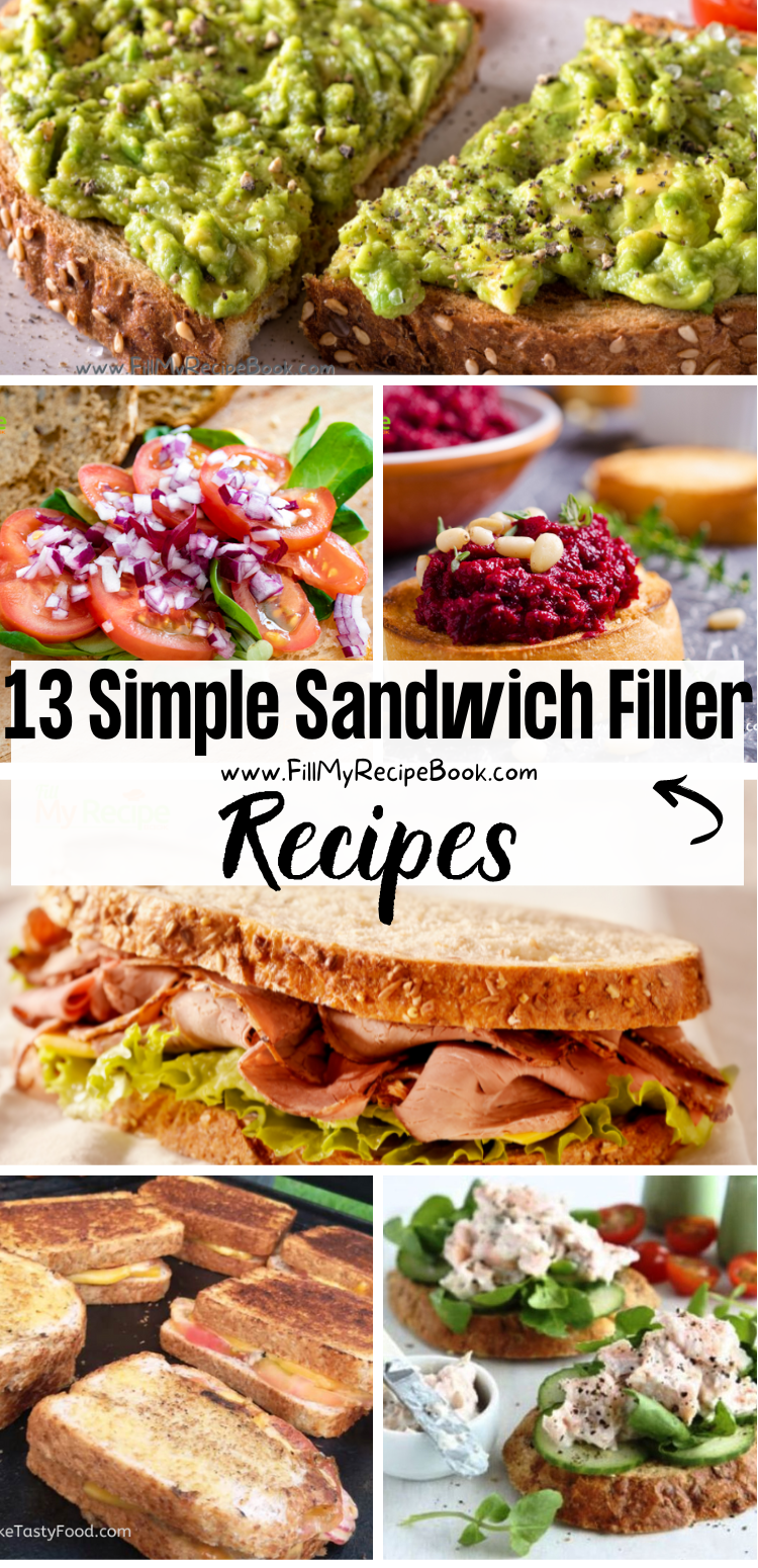 13 Simple Sandwich Filler Recipes - Fill My Recipe Book