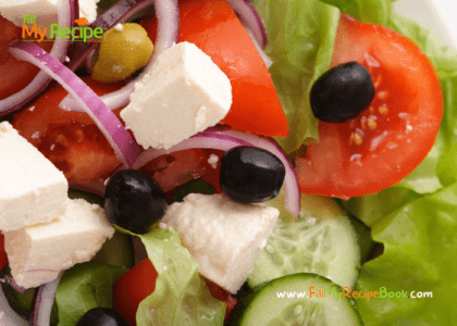 Best Greek Salad Recipe - Fill My Recipe Book