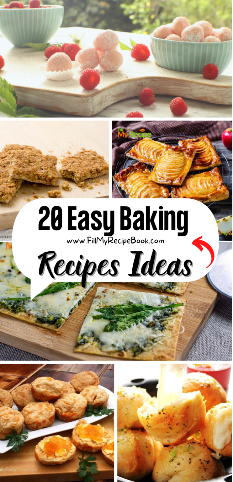 20 Easy Baking Recipes Ideas - Fill My Recipe Book