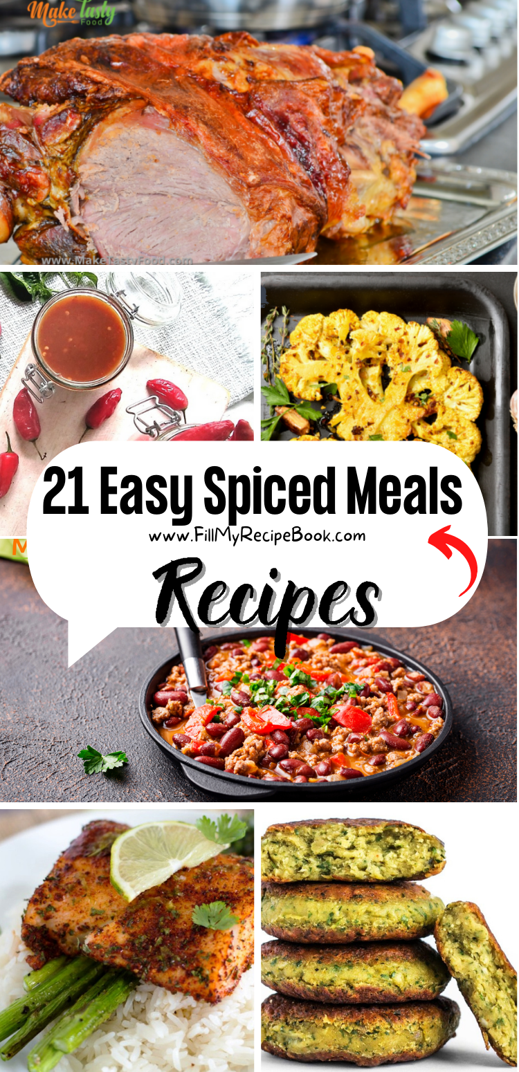 21 Easy Spiced Meals Recipes - Fill My Recipe Book