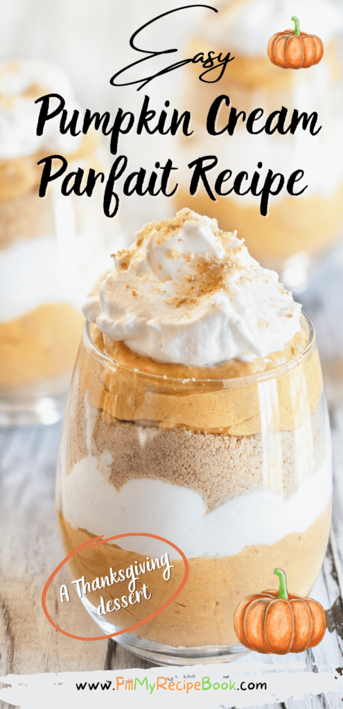 Easy Pumpkin Cream Parfait Recipe - Fill My Recipe Book