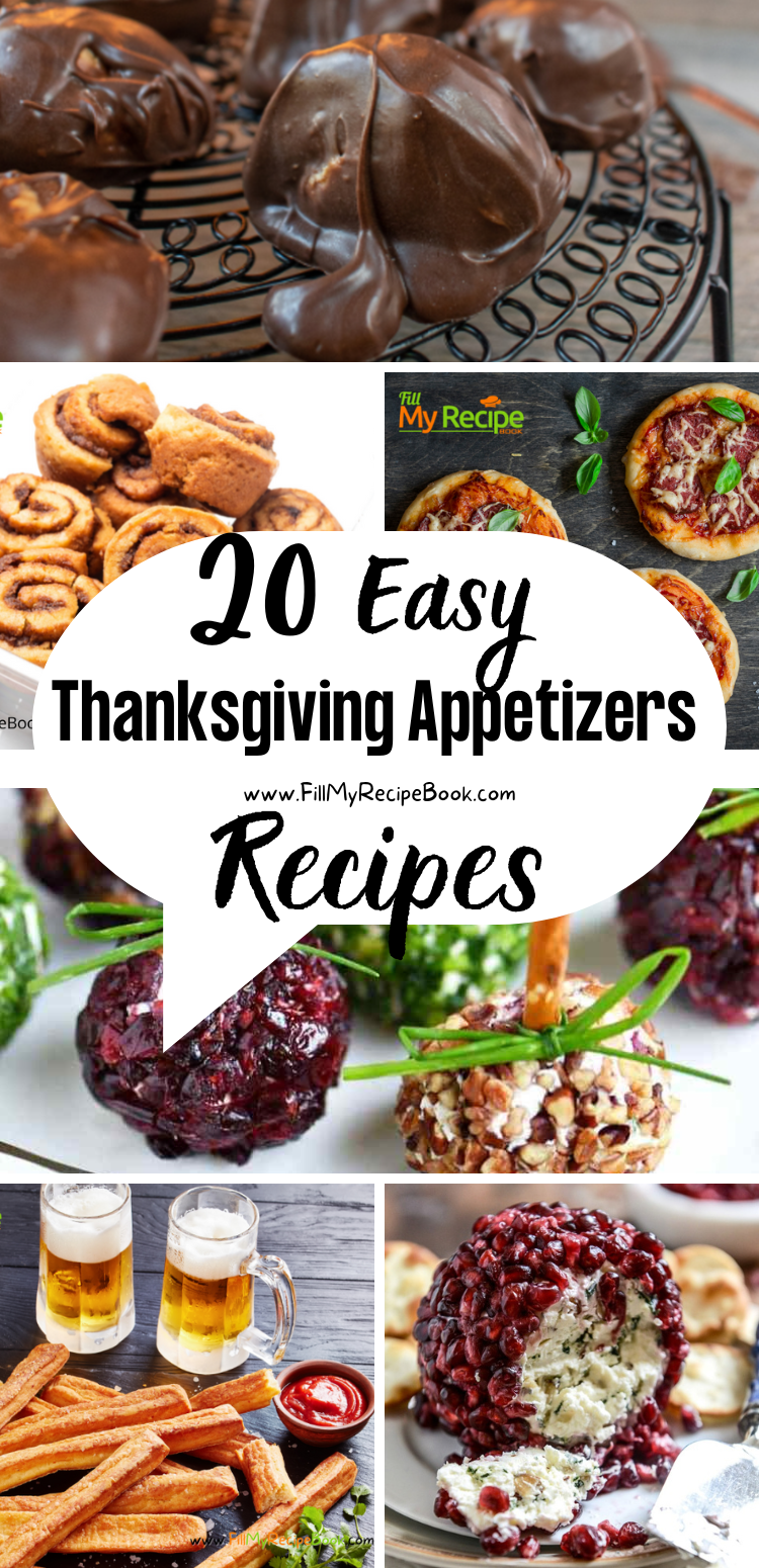 20 Easy Thanksgiving Appetizers Recipes - Fill My Recipe Book