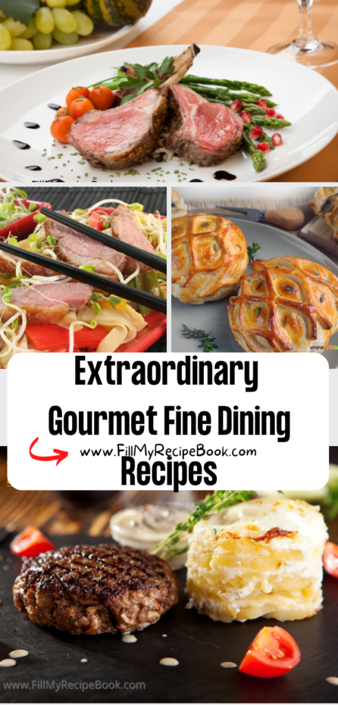 Extraordinary Gourmet Fine Dining Recipes ideas. Easy main course dishes to recreate at home that are plated just like restaurants.