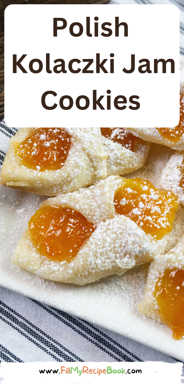 Polish Kolaczki Jam Cookies - Fill My Recipe Book