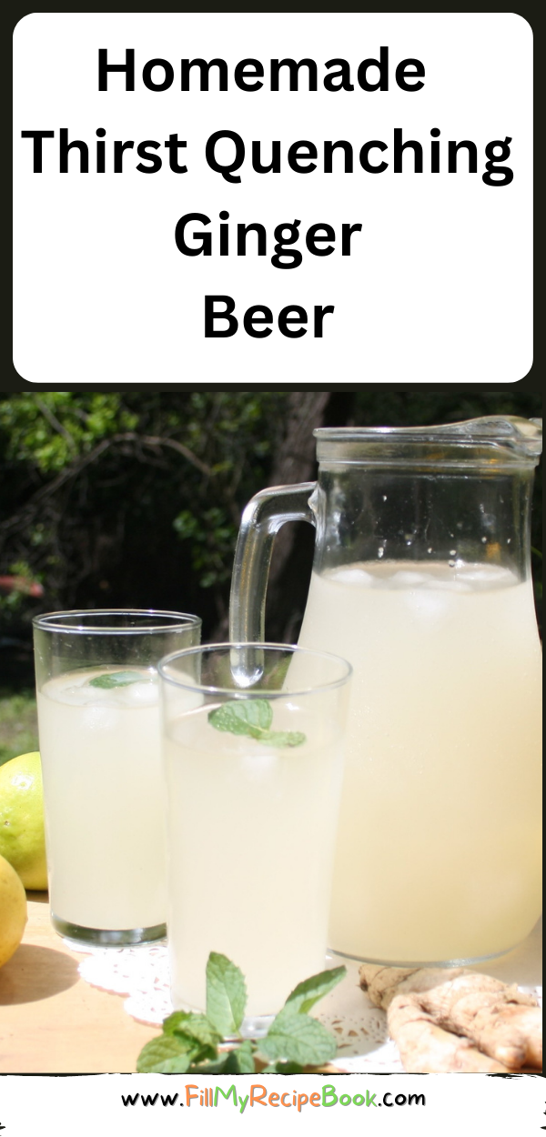 Homemade Thirst Quenching Ginger Beer - Fill My Recipe Book