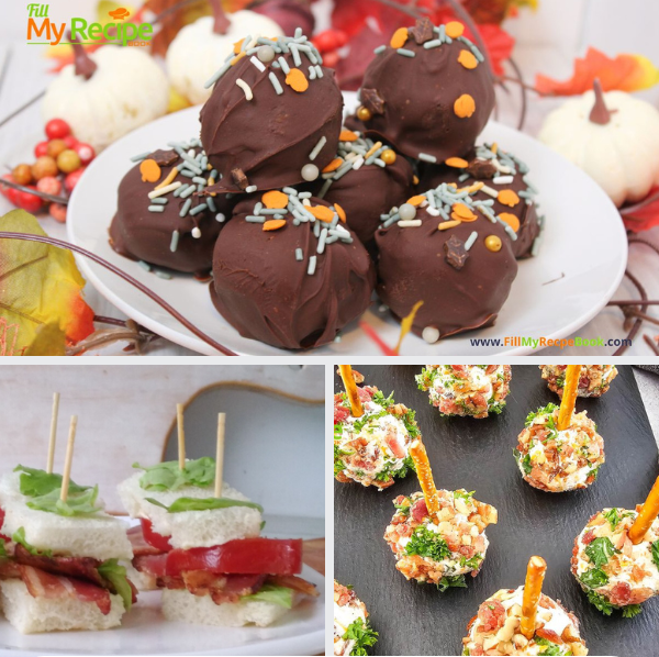 Easy Cold Thanksgiving Appetizers Recipes ideas. Healthy no bake snacks to make ahead, fresh fruit and party food on a stick or toothpick.