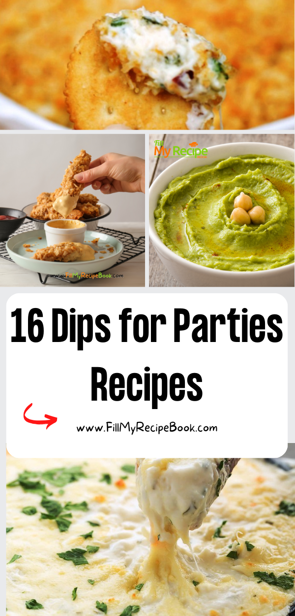 16 Dips For Parties Recipes - Fill My Recipe Book