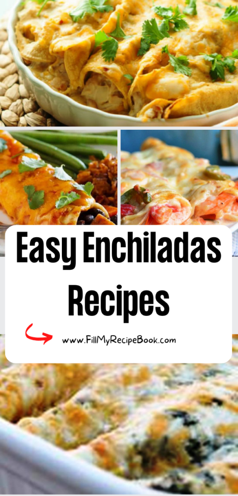 Easy Enchiladas Recipes - Fill My Recipe Book