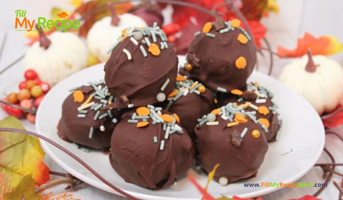 Easy No Bake Oreo Truffle Balls Recipe idea to create with just 4 ingredients. Cream Cheese and chocolate snack for a dessert or appetizer.