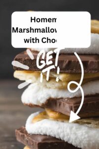 Homemade-Marshmallow-smores-with-Chocolate-poster