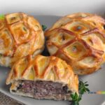 Tasty Grilled Beef Wellington Burger Recipe Idea for ground beef patties. Puff pastry wellington for a lunch or dinner with salad.