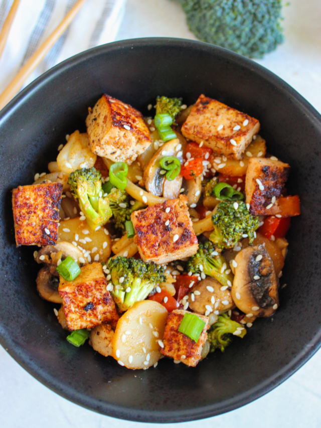 Easy Tofu Veggie Stir Fry Recipe