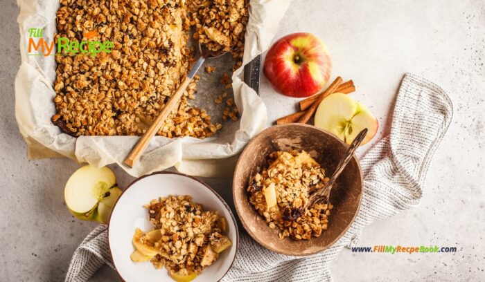 Apple Oat Crumble Pie has tender apple pieces with cinnamon and sugar topped with a crunch golden oat streusel with brown sugar.