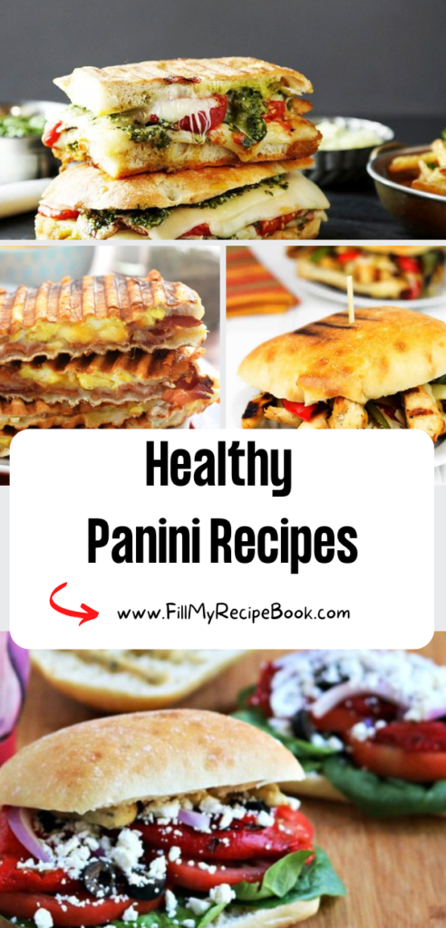 Healthy Panini Recipes ideas to create. Grill the buns or breads with different fillings and cheese for a melted lunch, or snack.