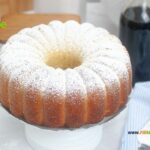 Homemade Twinkie Bundt Cake recipe. An easy fluffy cake with vanilla marshmallow cream filling for a dessert or snack for tea time.