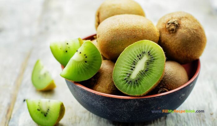 kiwi fruit sliced and full of color and healthy benefits for the body. 